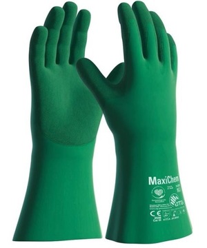 RĘKAWICE CHEMICZNE NITRYL OCHRONNE MAXICHEM r. 11