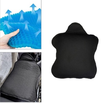 NAKŁADKA MOTOCYKLOWA ŻELOWA PODUSZKA KOMFORT 38.5 x 32 cm