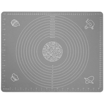 СИЛИКОНОВЫЙ КОВРИК ДЛЯ ЗАМЕШИВАНИЯ ТЕСТА XL 65х45 см С МЕРКОЙ