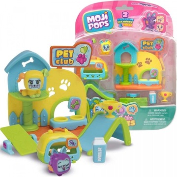 MOJI POPS I Like Pets Домик для домашних животных + 2 фигурки