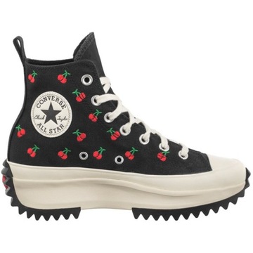 Buty Sneakersy na Platformie Damskie Converse Run Star Hike Hi Czarne