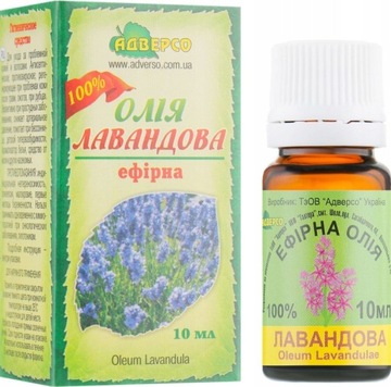 Olejek Lawendowy, 100% Naturalny, Adverso, 10ml