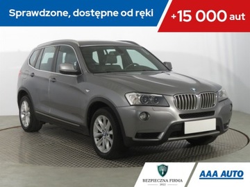 BMW X3 F25 SUV 3.0 35d 313KM 2012 BMW X3 xDrive35d, 308 KM, 4X4, Automat, Skóra