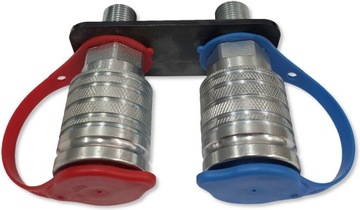 КРЕПЛЕНИЕ ПЛАТЫ ДВУМЯ БЫСТРОРАЗЪЕМНЫМИ РАЗЪЕМАМИ ЕВРОПОЗЕТКИ