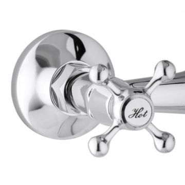 Гибкий черный настенный кухонный смеситель