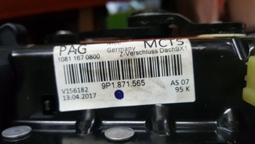 Zamek siłownik dachu PORSCHE 911 cabrio 9P1871565