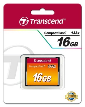 TRANSCEND 16 ГБ CF Compact Flash 133x 30 МБ/с UDMA4