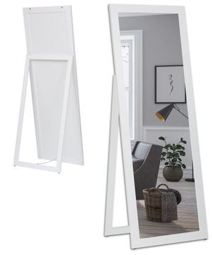 Уникальное зеркало, стоящее 170x50 белое супер качество