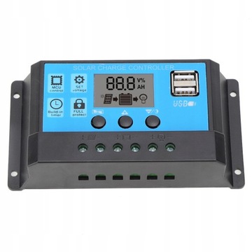 Solar Charge Controller LCD Dual USB PWM Cell