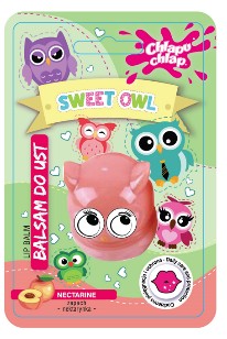 Balsam do ust Sówka Chlapu Chlap nektarynka