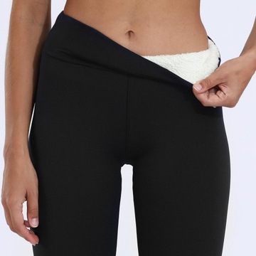 Women s Fleece eggings Yoga Pants Thermal High L