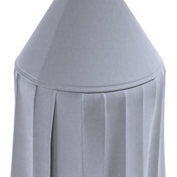 Желтый Типи Балдахин над кроватью, серебристо-серый