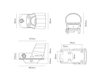 Коллиматорный прицел Delta MiniDot III