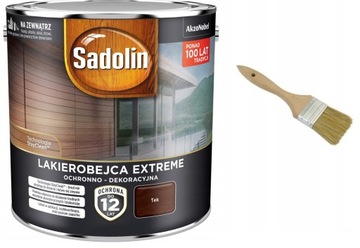 LAKIEROBEJCA SADOLIN EXTREME- tek, 2.5l + PĘDZEL