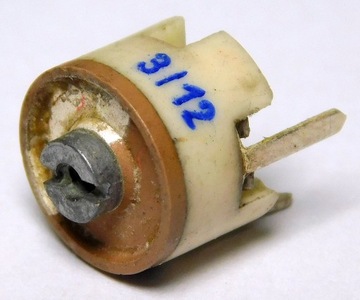 Kondensator 12pF TRYMER strojeniowy - cena 2 szt