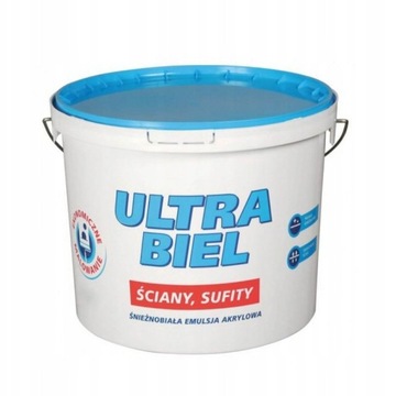 Farba ULTRA BIEL ŚNIEŻKA akrylowa 3L
