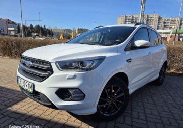 Ford Kuga II SUV Facelifting 1.5 EcoBoost 150KM 2018 Ford Kuga ST- Line - Bezwypadkowa - Zarejestrowana 1.5 Benzyna 150KM