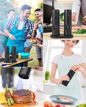 ЭЛЕКТРИЧЕСКАЯ Мельница для соли и перца | НАБОР 2в1