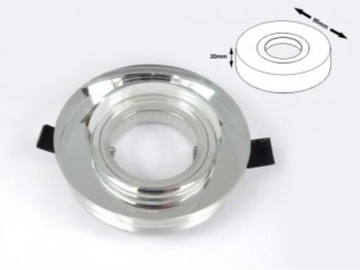 ГАЛОГЕННЫЙ СВЕТИЛЬНИК СТЕКЛЯННЫЙ СВЕТОДИОД КРУГЛЫЙ БЕЛЫЙ