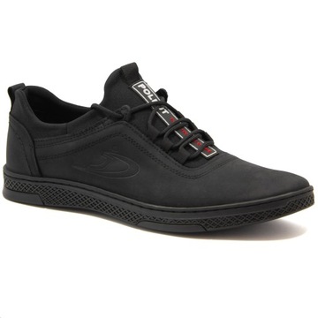 BUTY MĘSKIE szerokie SKÓRZANE POLSKIE K24 cz 47