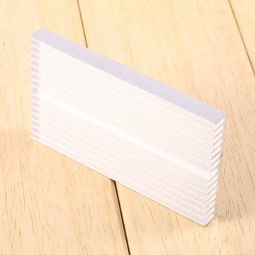 Алюминиевая решетка радиатора своими руками 100*60*10 мм