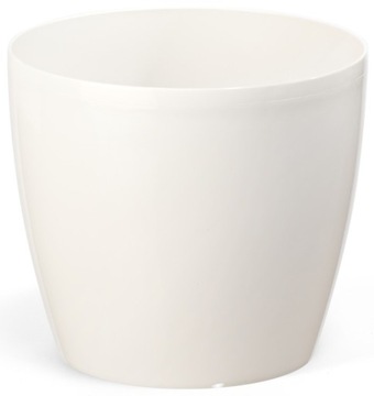 OSŁONKA doniczka MAGNOLIA śr. 18CM KREM POŁYSK Lamela