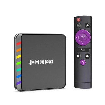 Smart TV Box Android 11 Amlogic S905W2 Obsługa 4K HD Wifi6 32GB