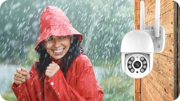 НАРУЖНАЯ WIFI КАМЕРА FULLHD 3MPX ПОВОРОТНАЯ 3MP 4X ZOOM ОБНАРУЖЕНИЕ МОНИТОРИНГ