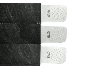 Браслет TYVEK черный 19мм 500 шт.