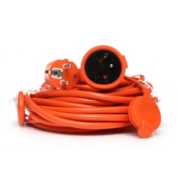 PRZEDŁUŻACZ OGRODOWY BUDOWLANY 3x1,5mm 20m