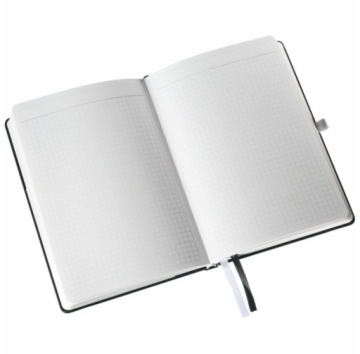 Блокнот A5/80 Leitz Style, сатиновый чёрный