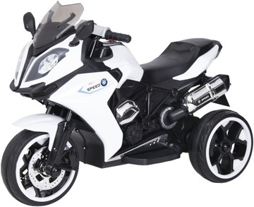 Motor Motorek 3 koła Motocykl 2 silniki LED guma