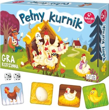 GRA PLANSZOWA KUKURYKU PEŁNY KURNIK PREZENT