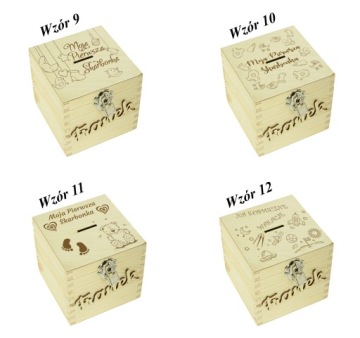 ДЕРЕВЯННАЯ копилка ПОДАРОК ​​ДЕТЯМ XXL НАТУРАЛЬНАЯ