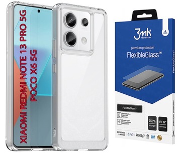Etui Pancerne Hard do XIAOMI REDMI NOTE 13 PRO 5G /POCO X6 5G i Szkło 3MK