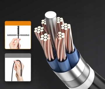 ИНСПЕКЦИОННАЯ КАМЕРА Трубный эндоскоп 4 насадки 1080P FULL HD 5-дюймовый IPS-ЭКРАН