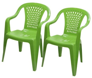 2x OGRODOWE KRZESŁO MOCNE BALKONOWE KRZESŁA LIMON