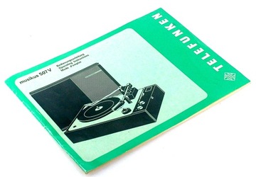 GRAMOFON TELEFUNKEN MUSIKUS 507 V Instrukcja