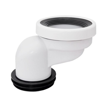 Odsunięte złącze kołnierzowe WC PVC do
