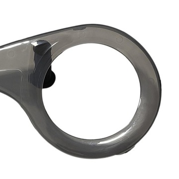 Przenośna osłona łańcucha rowerowego szara, mocowana na ogon