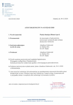 MATA WYGŁUSZAJĄCA 3m2 rolka PIANKA GUMOWA 32mm 3cm akustyczna Bitmat