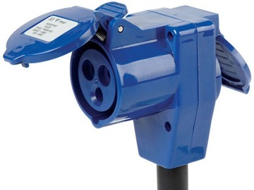 Разъем адаптера CEE, прямоугольный, с розеткой, кабель 230 В