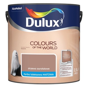 Dulux Kolory Świata Farba Drzewo Sandałowe 2,5L