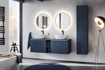 ZESTAW MEBLI ŁAZIENKOWYCH SANTA FE DEEP BLUE 140CM