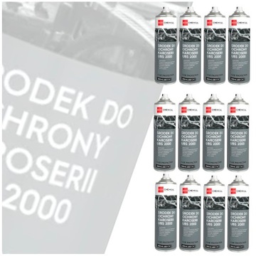 ŚRODEK OCHRONNY DO KAROSERII ECOCHEMICAL SPRAY SZYBKOSCHNĄCY ZESTAW 12 SZT