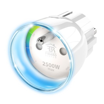 Настенная вилка FIBARO Z-Wave Plus, розетка типа E