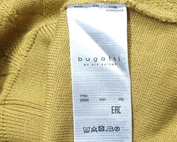 BUGATTI 7750 25552 Regular Fit Wool Męski Wełniany Sweter Golf Jak NOWY L