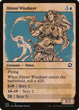 MtG: Djinni Windseer (xAFR)
