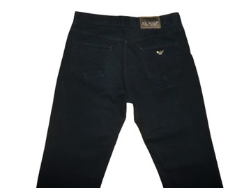 Spodnie dżinsy ARMANI W34/L34=45,5/112cm jeansy