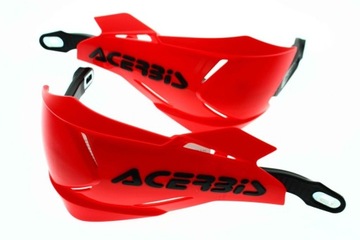 Acerbis Handbary X - Factory z rdzeniem aluminowym czerw-czarn Osłony dłoni